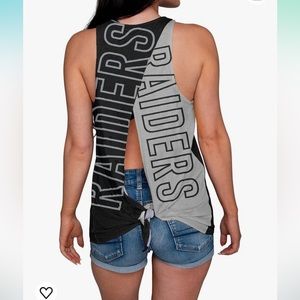 NWT NFL Las Vegas Raiders Tie-Back Tank